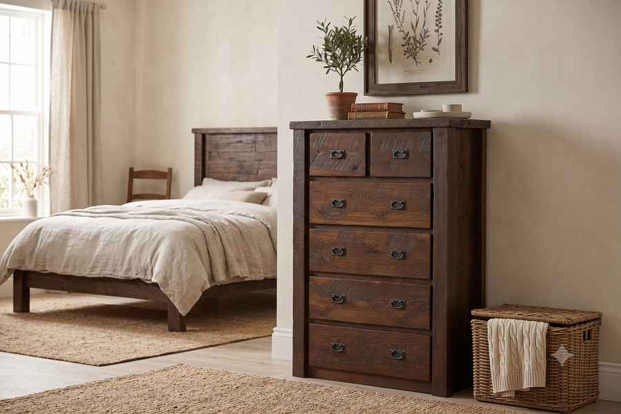Barnwood 6 Drawer Chest