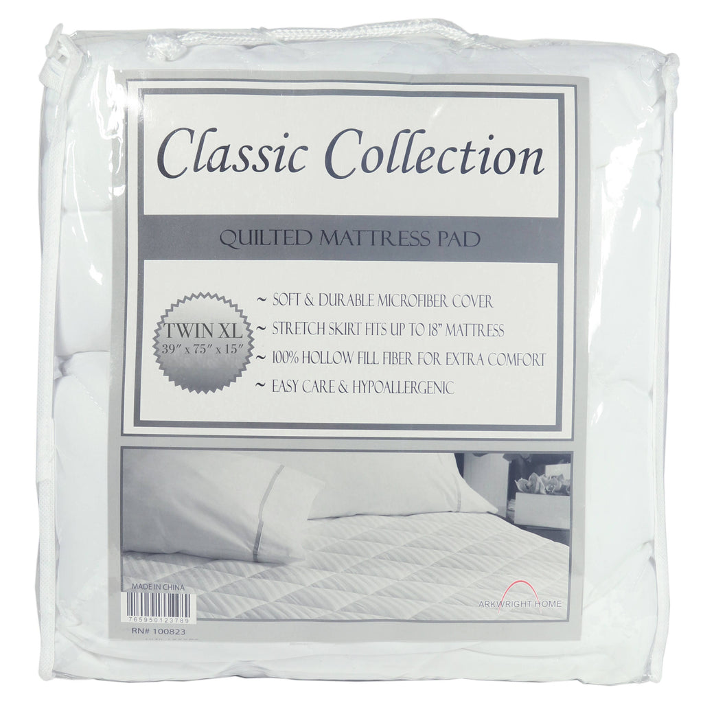 Classic Mattress Pad Protector - Bed Size Options