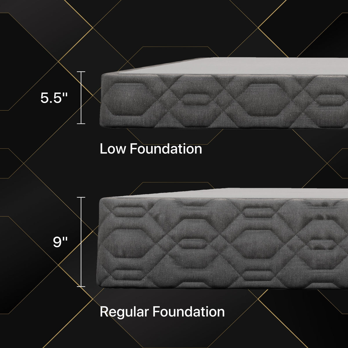 Beautyrest Black Mattress Foundation - detail view