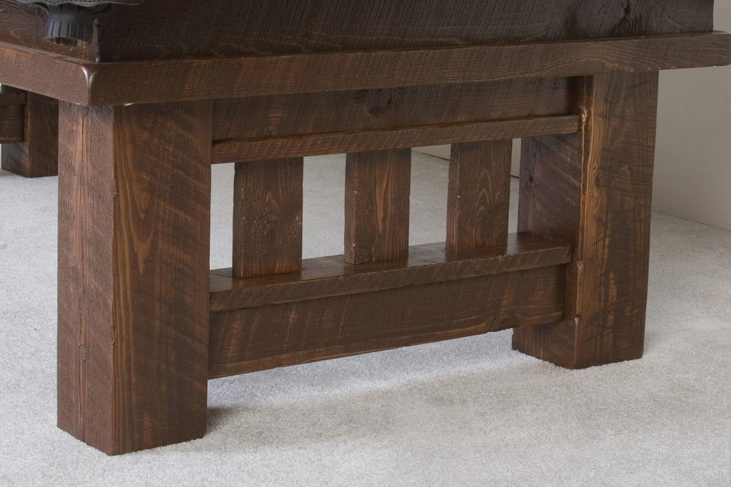 Barnwood Cheyenne Billiard Table charcoal felt