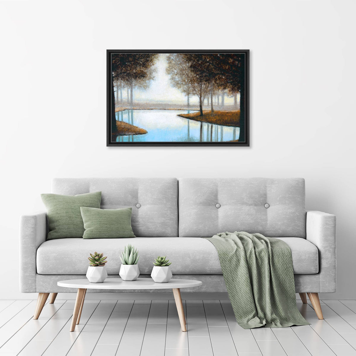 Woodland Retreat Framed Canvas Wall Art by Norman Wyatt Jr.