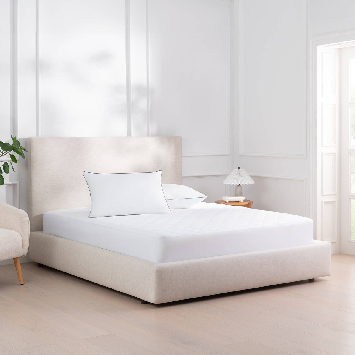 Host & Home Waterproof Mattress Pad & Cover, Size Options