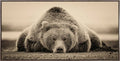 Deep Sleep canvas wall art — sleeping bear