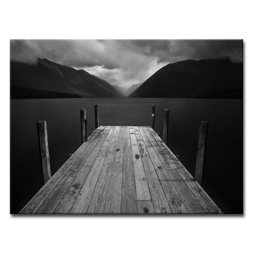'The Lake' Wrapped Canvas Wall Décor
