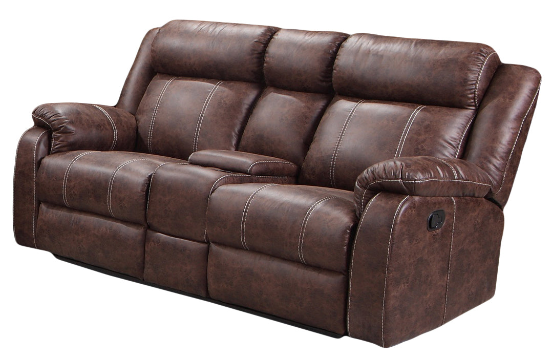 The Outpost — Reclining Loveseat Console with USB
