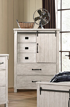 Snowfall Bedroom Collection — Door Chest