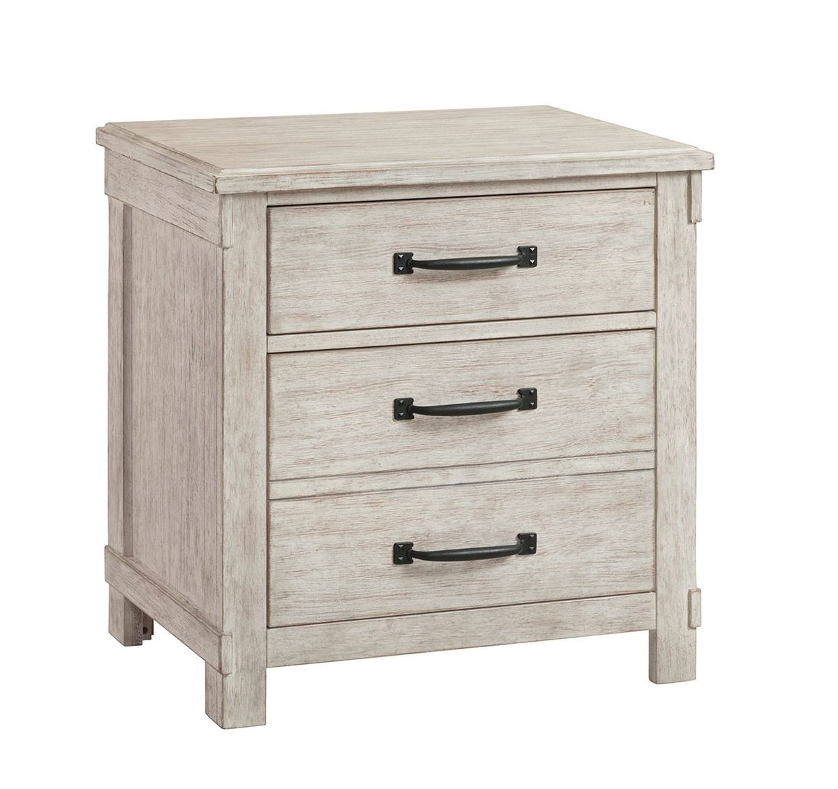 Snowfall Bedroom Collection — Nightstand with USB