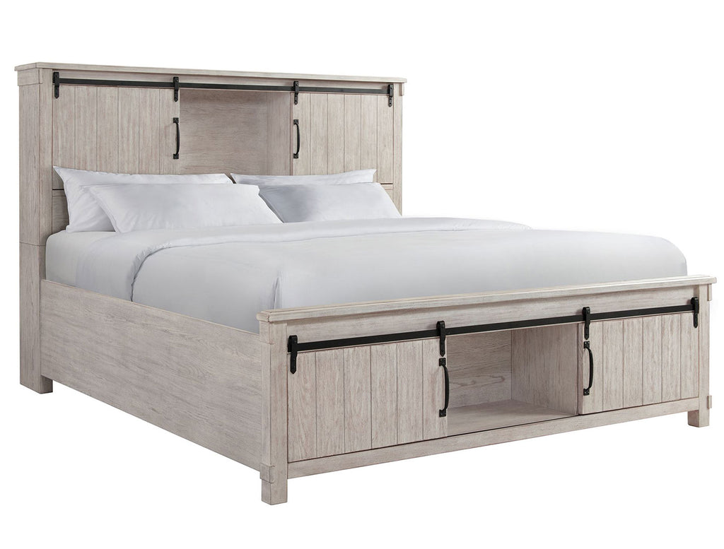 Snowfall Bedroom Collection — King Storage Bed