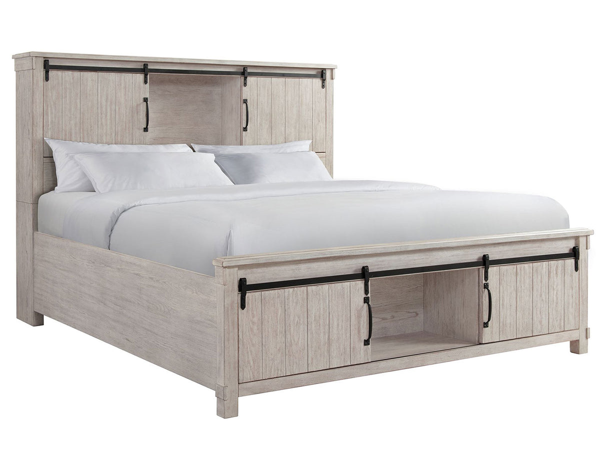 Snowfall Bedroom Collection — King Storage Bed
