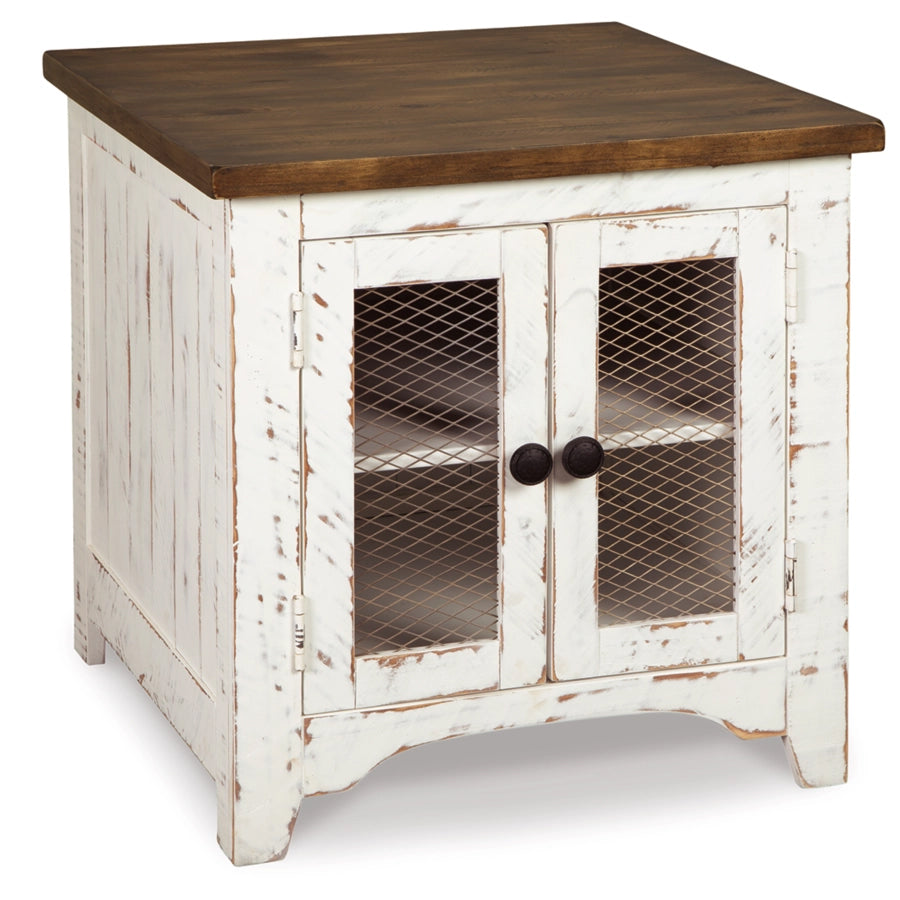 Whitewash Lake Tables — End Table