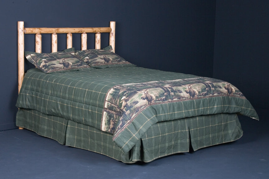 Alpine Log Headboard