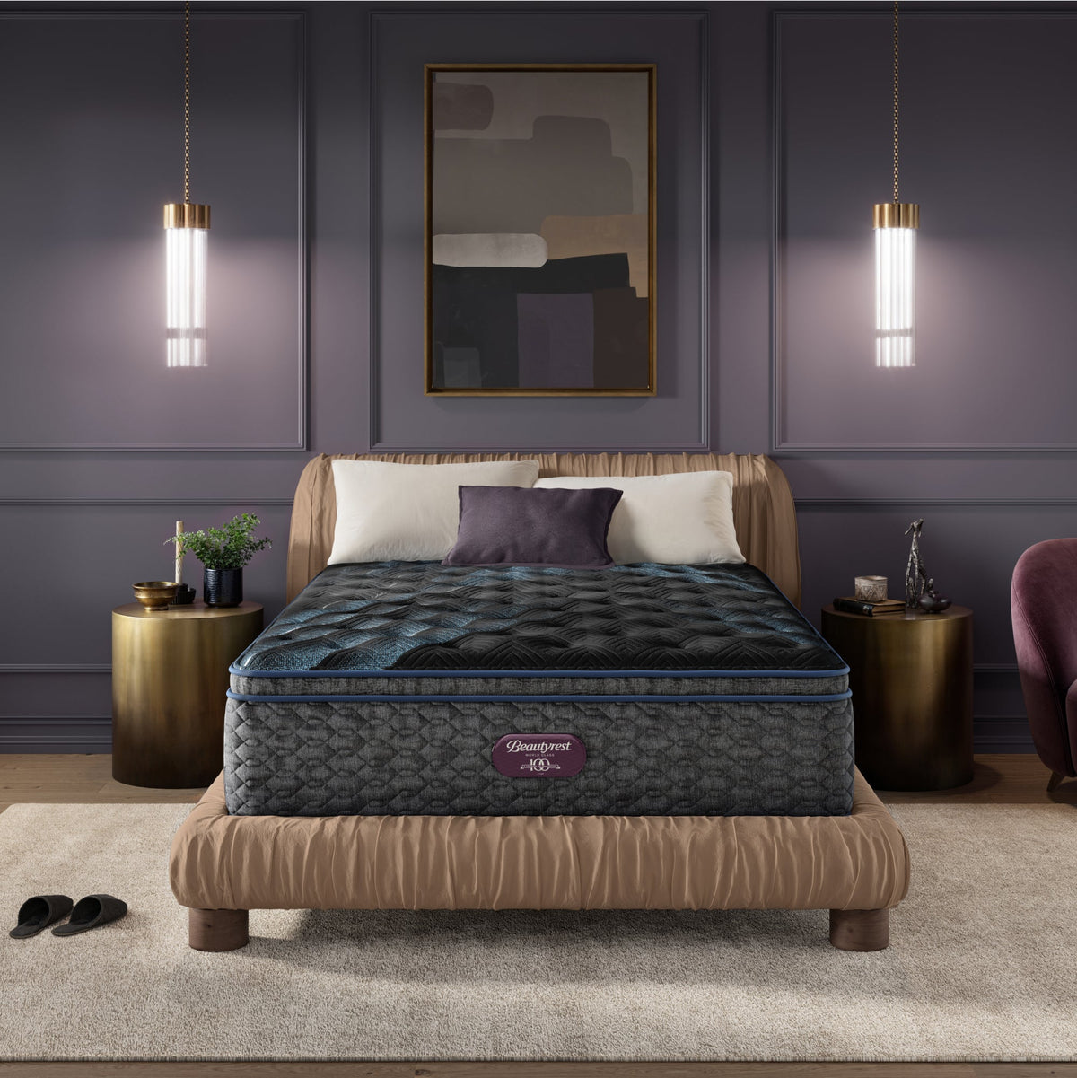 Beautyrest World Class L4 Plush Pillow Top - hero shot