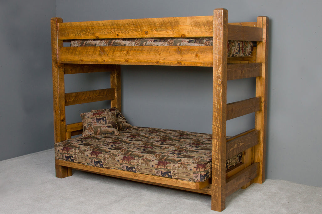 Barnwood Futon Bunk Bed configuration