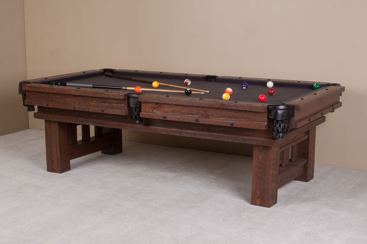 Barnwood Cheyenne Billiard Table dark