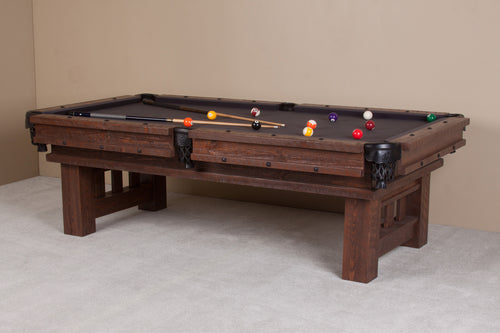 Barnwood Cheyenne Billiard Table dark