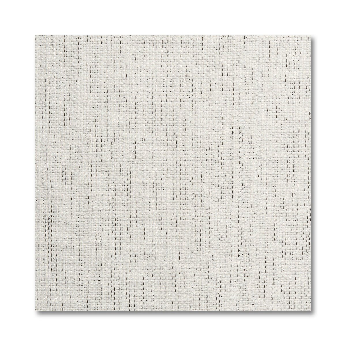 The My Cloud Slope Loveseat features a square piece of textured, pale beige fabric with a crosshatch pattern, offering sophistication in customizable furniture. Its rough, woven surface presents a subtle geometric design against a white background to highlight intricate details.