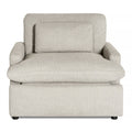 My Cloud Power Recliner in Greige staged in a cozy movie-night den