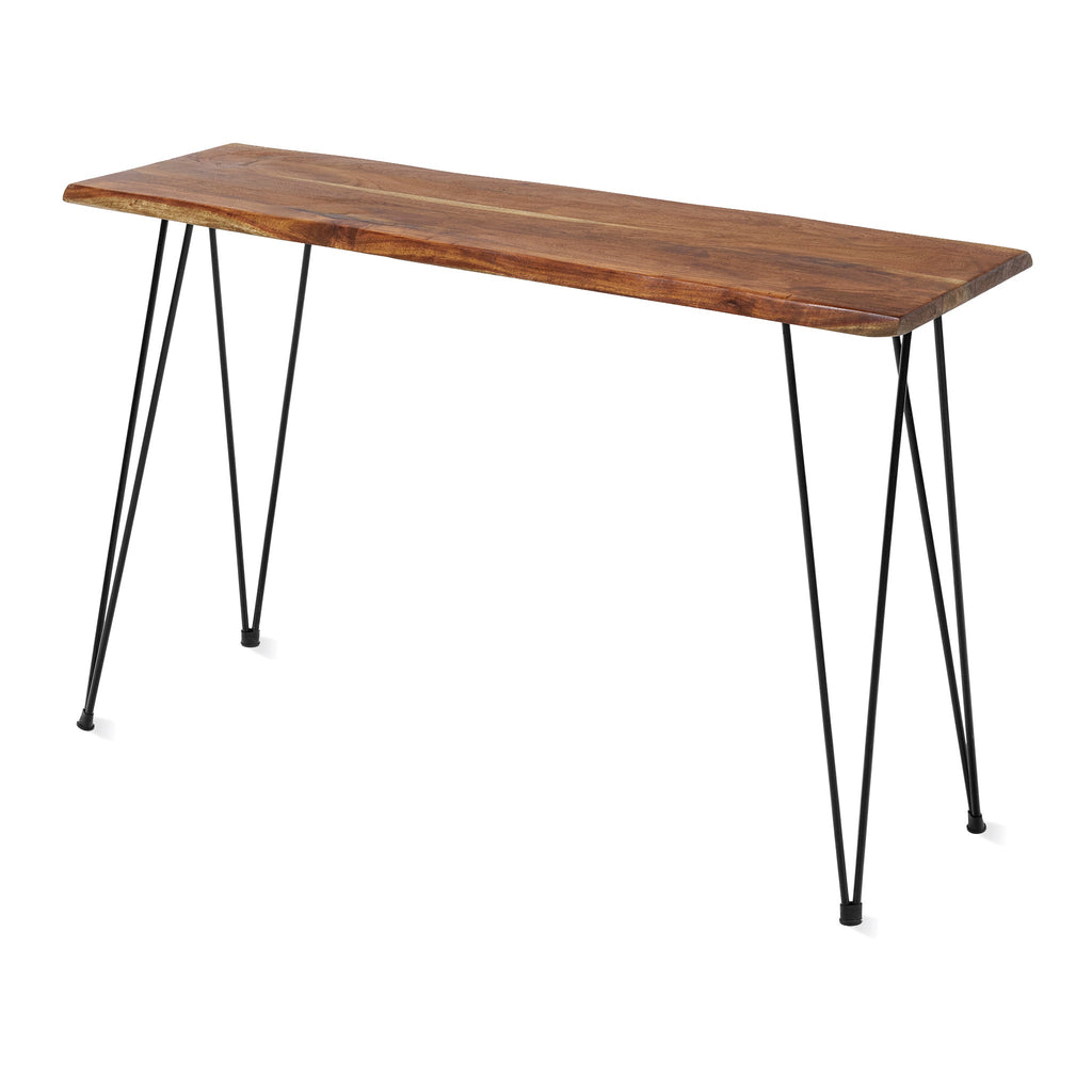Live Edge Hairpin Console