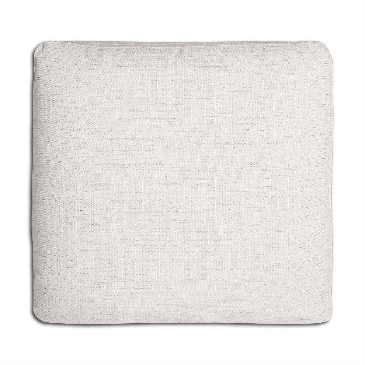 The My Cloud / Slope Arm is a cream-colored, square cushion with subtle texture and rounded edges, displayed on a white background. It complements any comfortable sectional with its clean and simple design effortlessly.