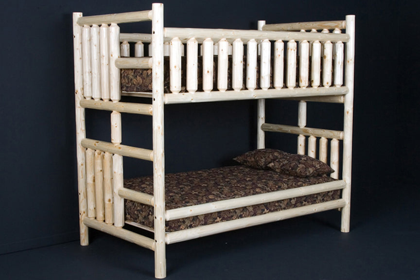 Northwoods Log Bunk Bed