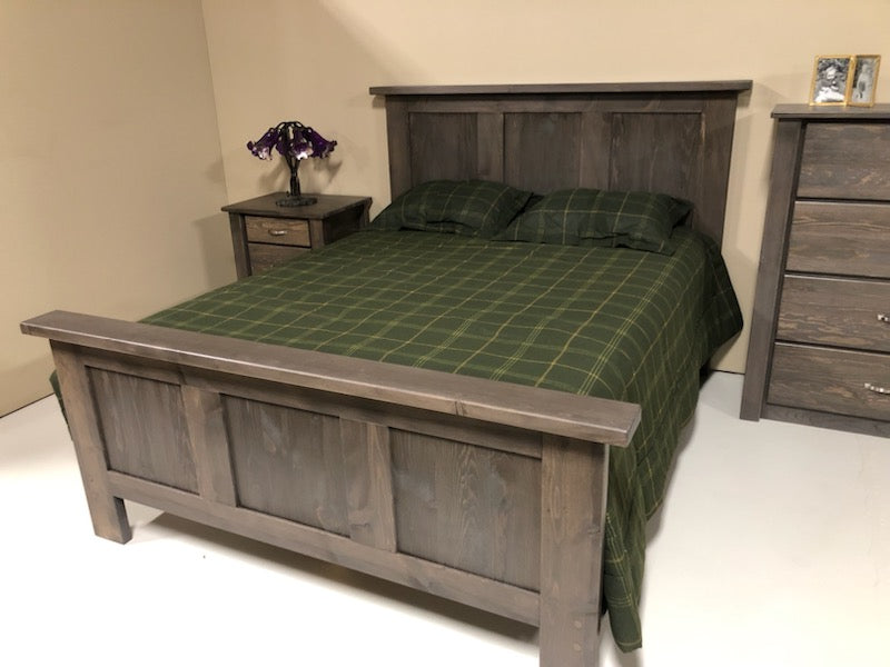 Majestic Pines Itasca Bed - Weathered Gray