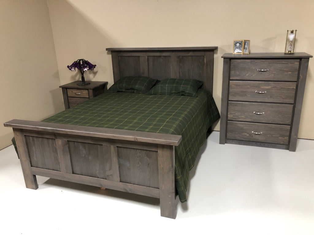 Majestic Pines Itasca Bed - Weathered Gray