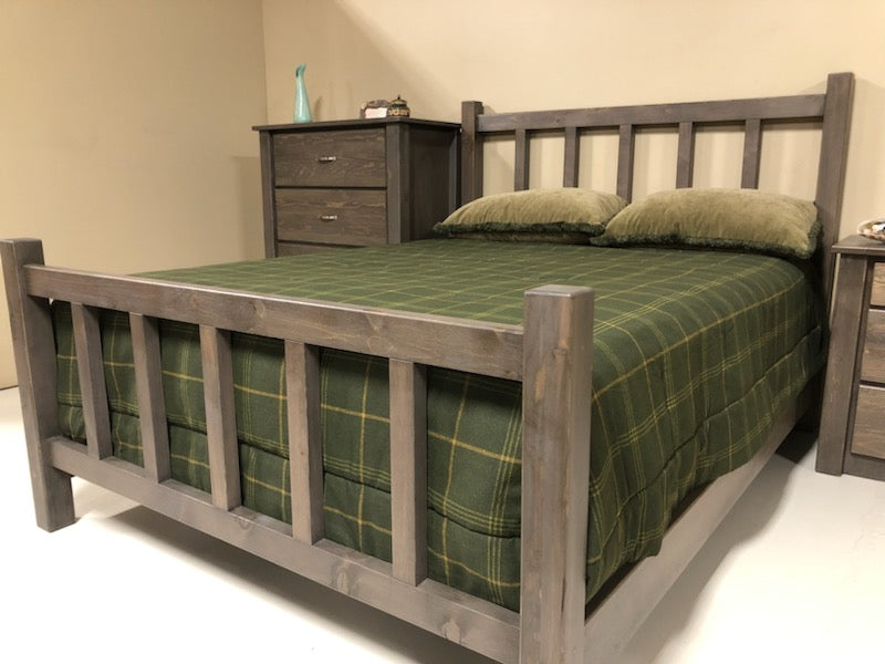 Majestic Pines Tacoma Bed - Weathered Gray