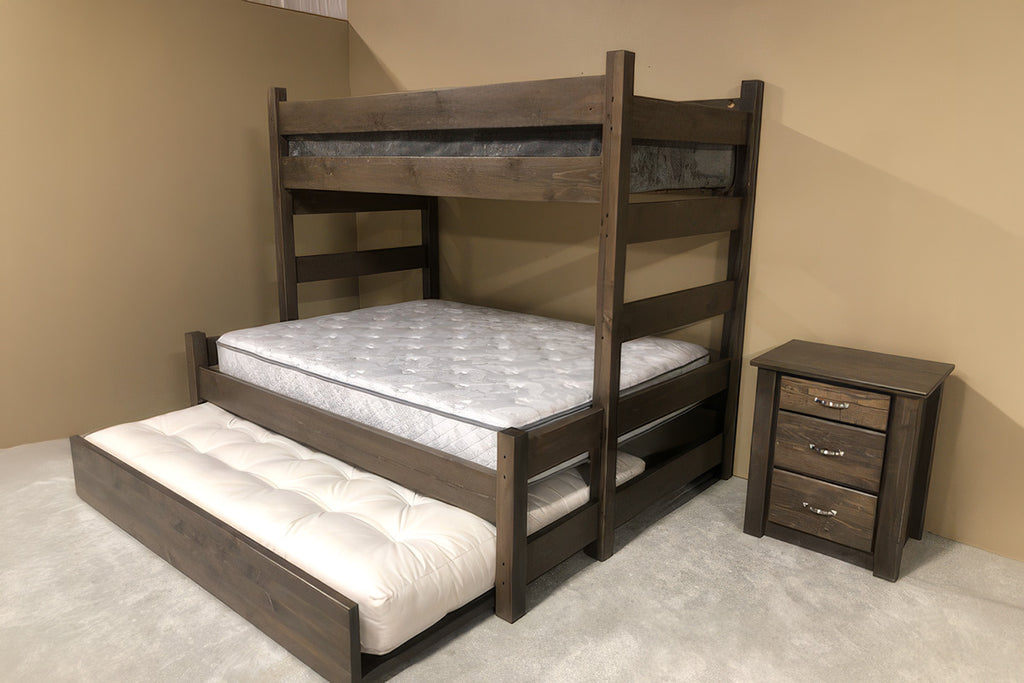 Majestic Pines Bunk Bed with Trundle - Weathered Gray