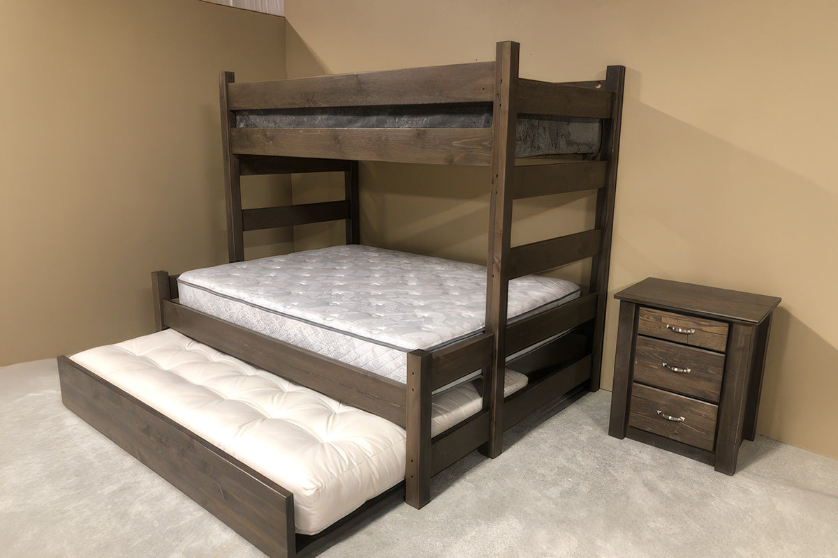 Majestic Pines Bunk Bed with Trundle - Weathered Gray