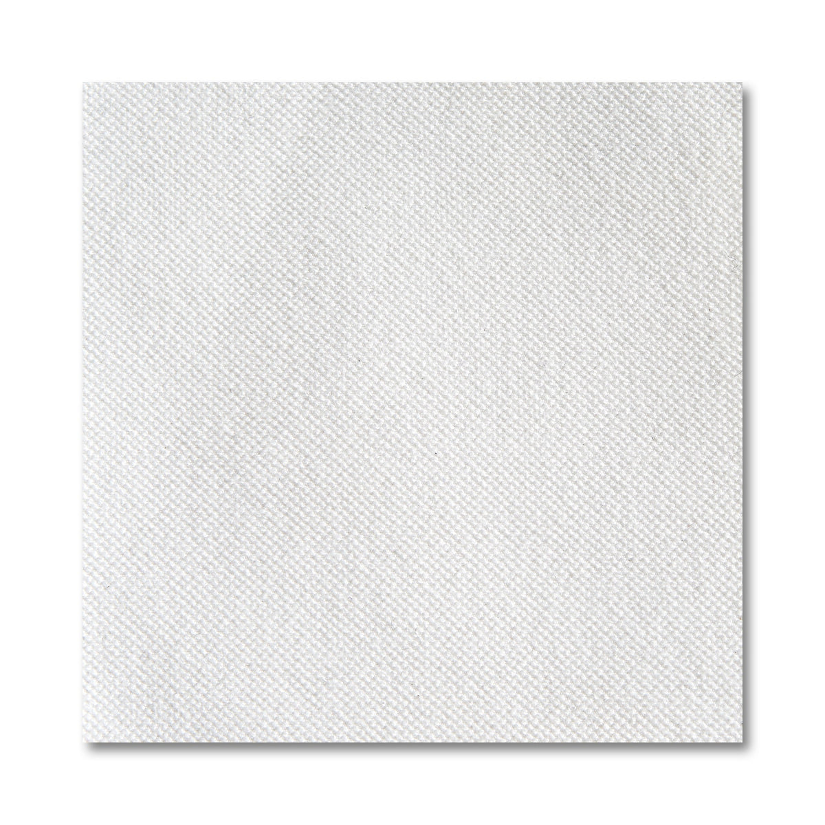 The Peyton 6 Piece Pit offers luxury with its white textured paper napkin featuring a subtle woven pattern on a plain background. The neatly aligned edges form a square, adding elegance to any dining setting.