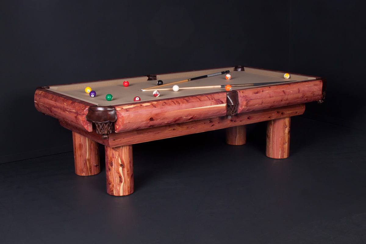 Red Cedar Billiard Table