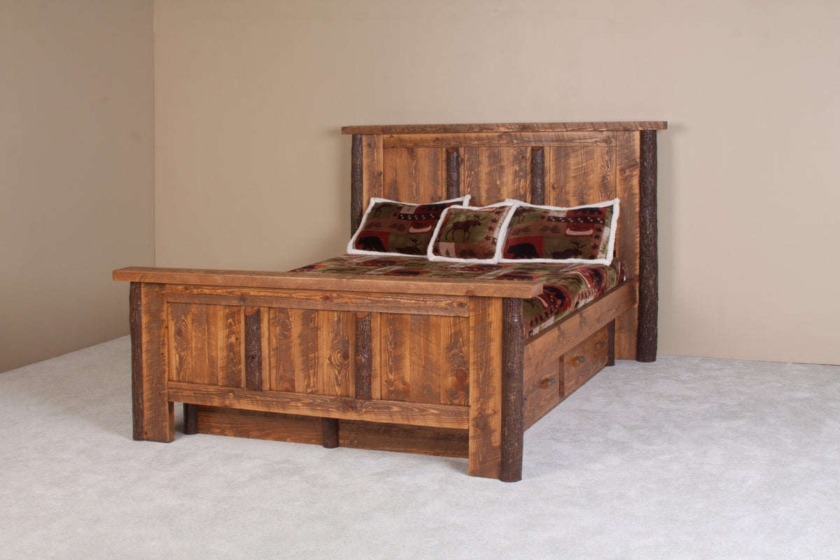 Rocky Creek Bed with storage drawers