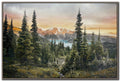 Alpine Silence canvas wall art