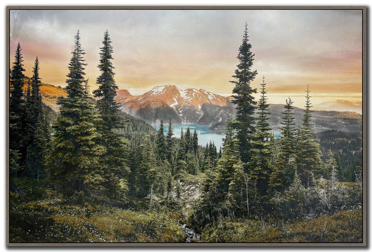 Alpine Silence canvas wall art