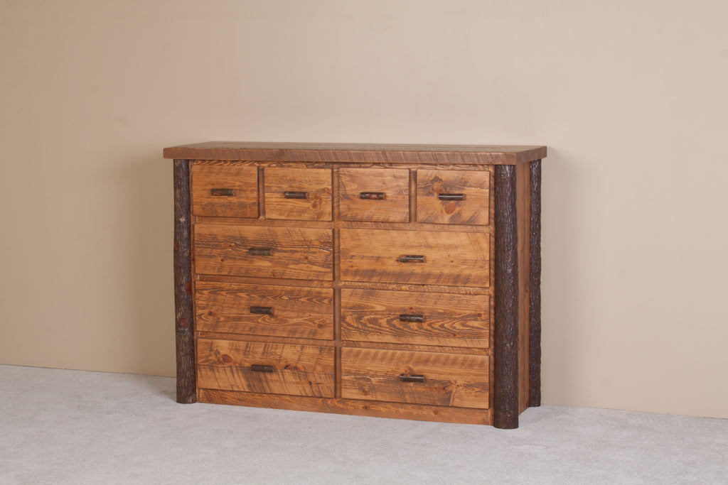 Sawtooth Hickory 10 Drawer Chesser