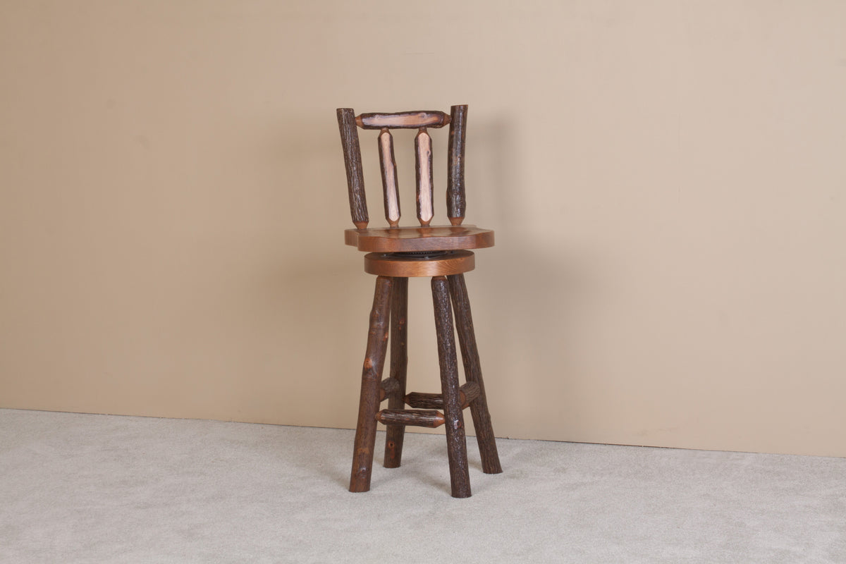 Sawtooth Hickory 30 inch Bar Stool