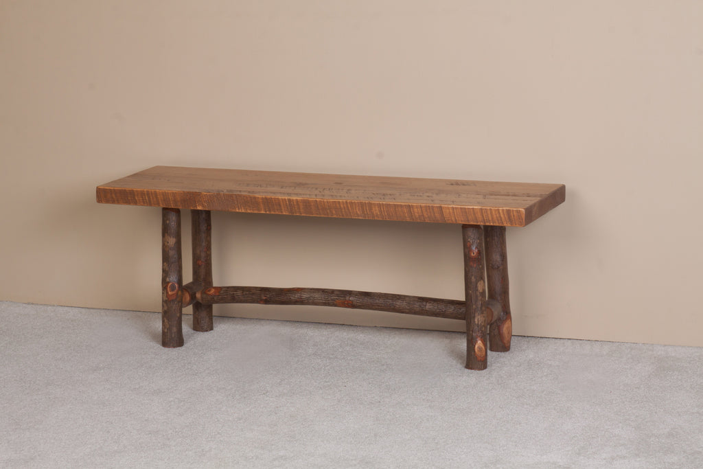Sawtooth Hickory Bench