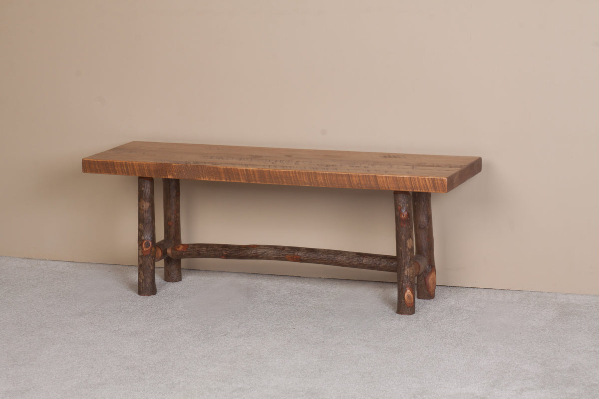 Sawtooth Hickory Bench