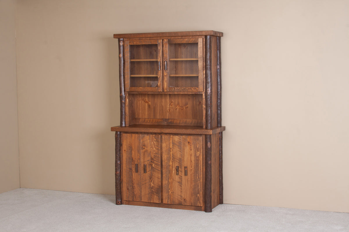 Sawtooth Hickory Buffet and Hutch