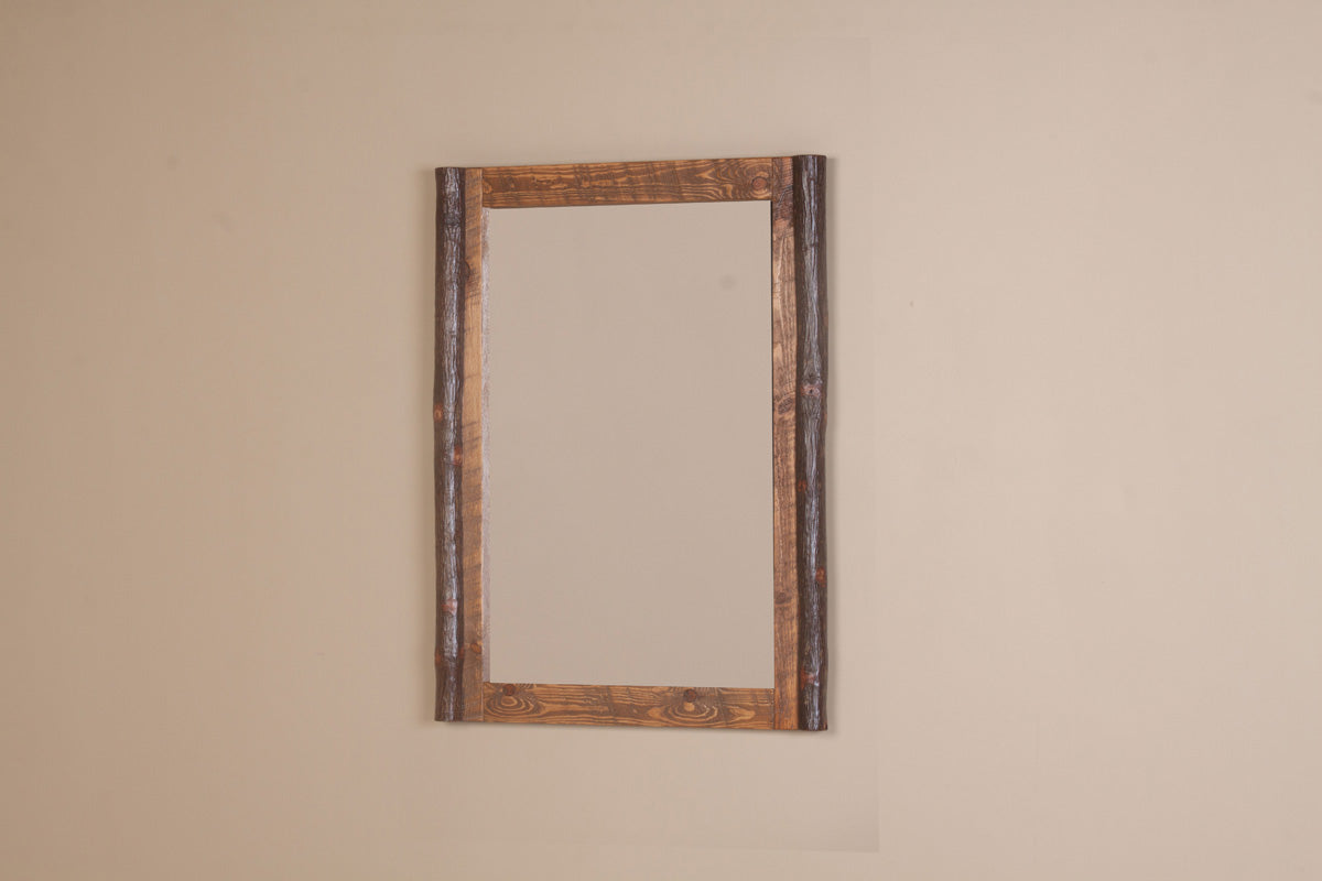 Sawtooth Hickory Mirror