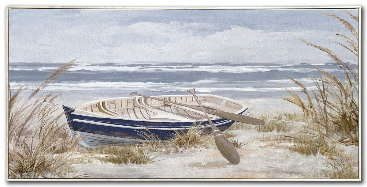 Morning Paddle canvas wall art