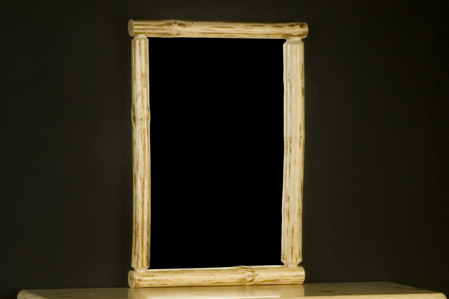 Wilderness Log Mirror