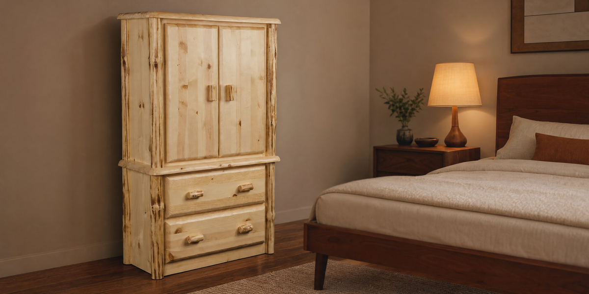 Wilderness 2 Drawer Armoire