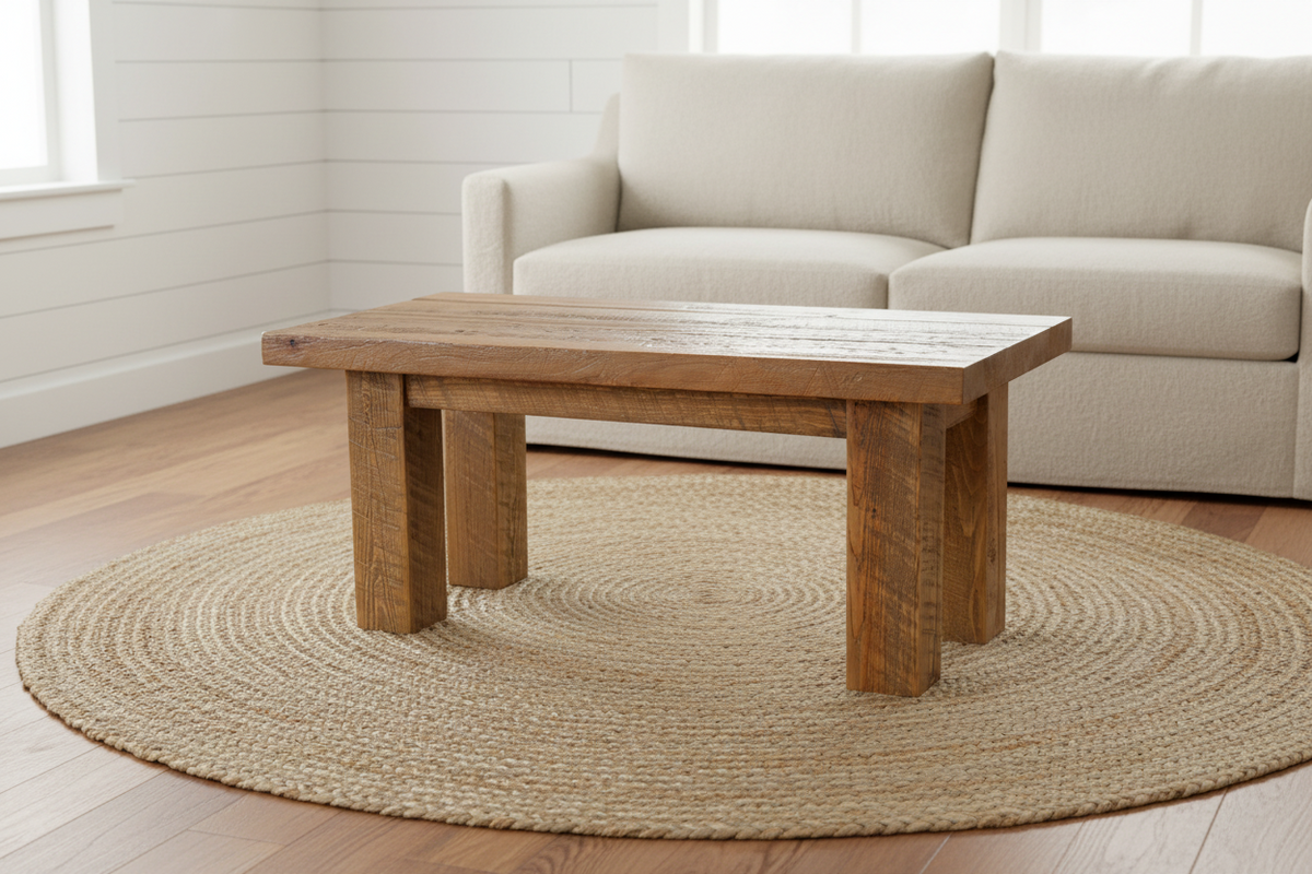 Barnwood Coffee Table Square