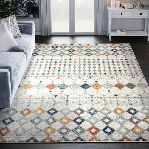 Abani Casa CAS150A Moroccan Multi-Color Area Rug
