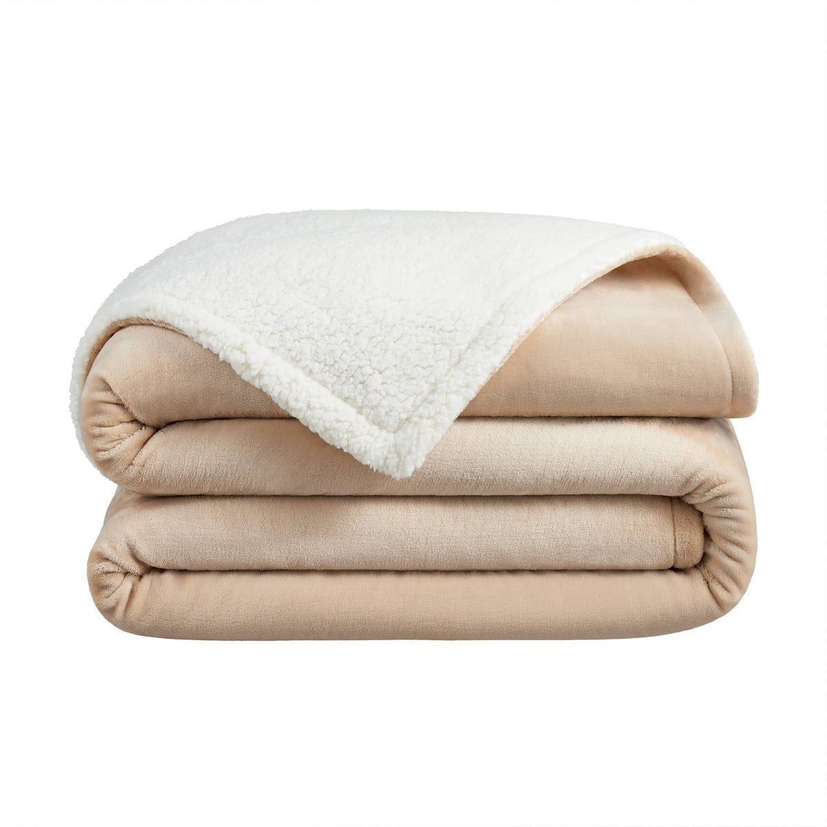 Sherpa Throw Blanket, Case of 4, Reversible, Color options