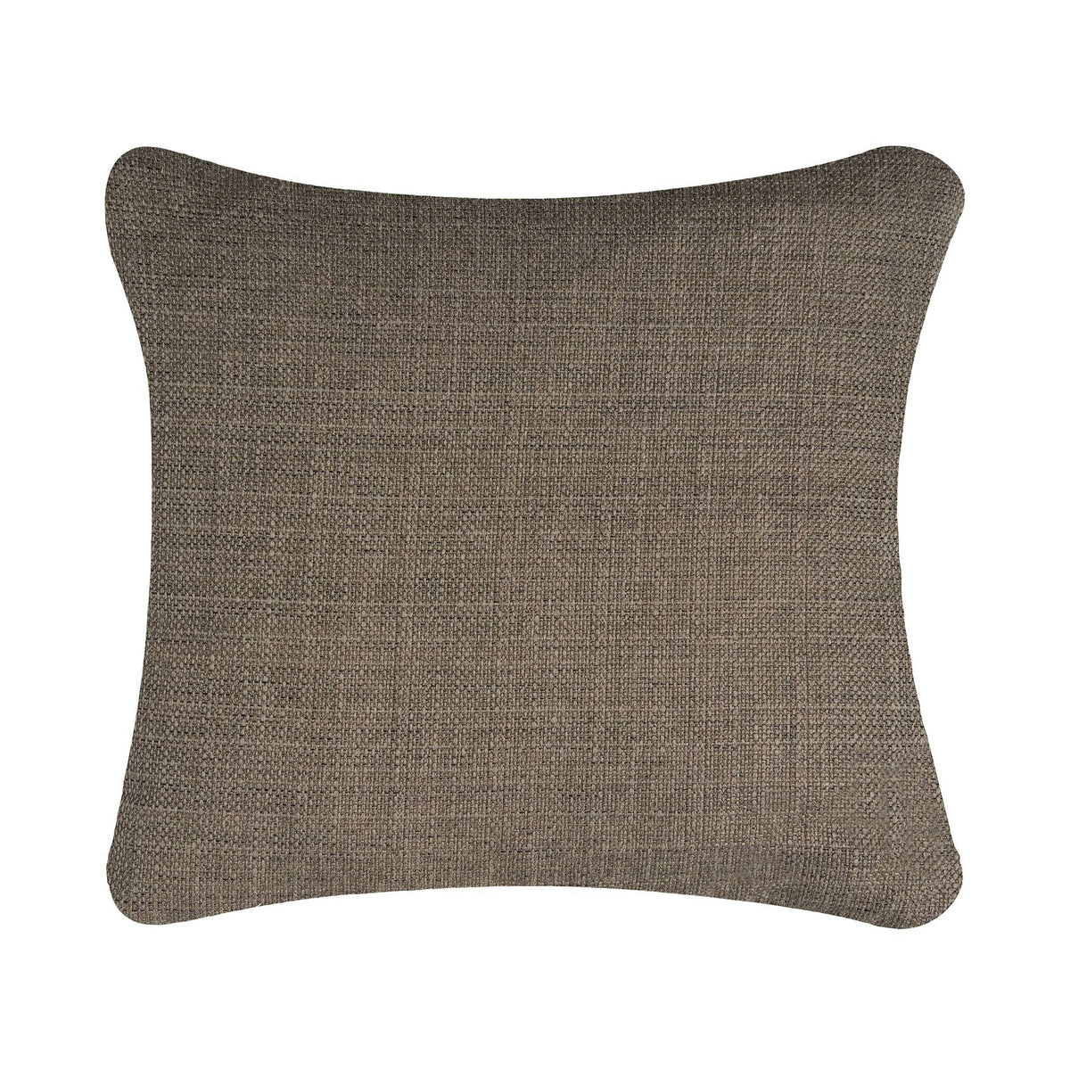 The My Cloud Slope Pillow is a square, brown cushion with textured, performance polyester fabric and a woven look. Filled with premium down & feather for comfort and slightly rounded corners for a cozy appeal, its ideal for home decor or relaxation.