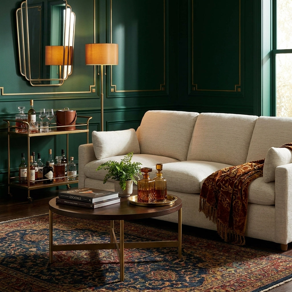 My Cloud Slope Sofa — Dover Linen / Speakeasy