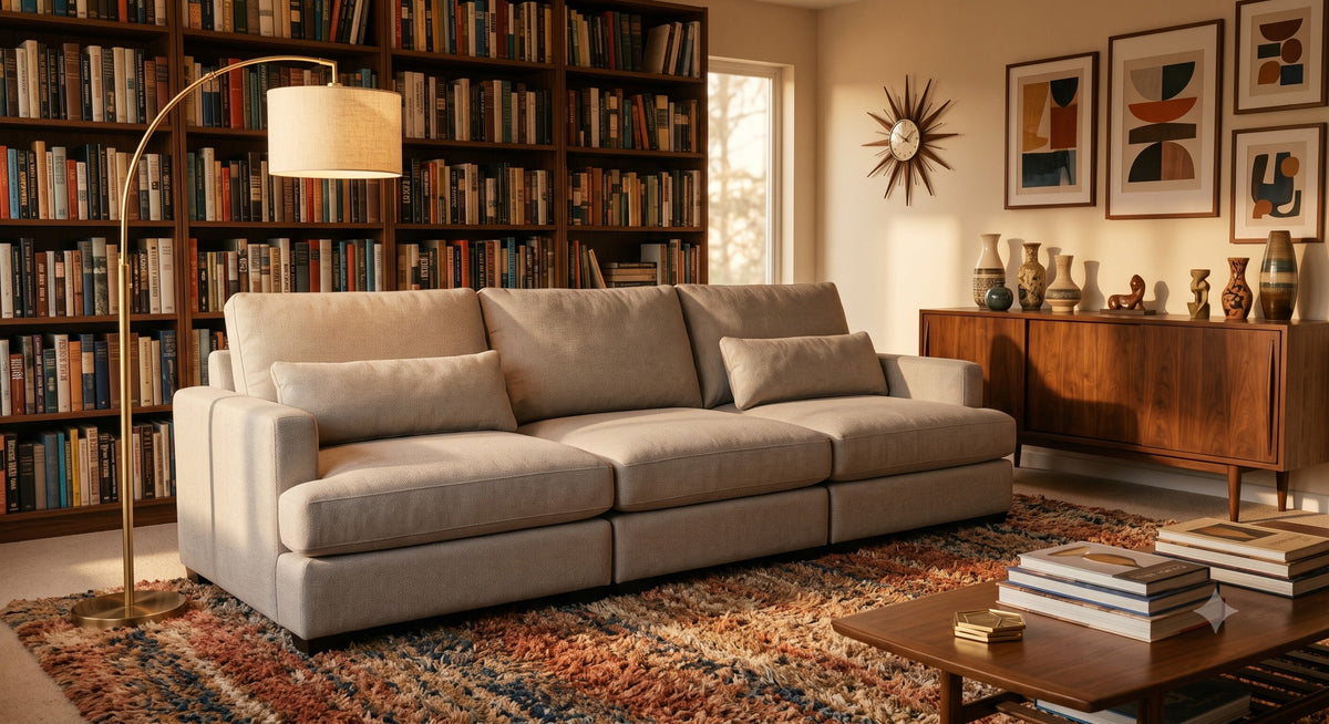 My Cloud 3 Piece Straight in a styled living room