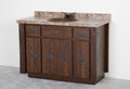 Barnwood Vanity Cabinet in reclaimed barnwood